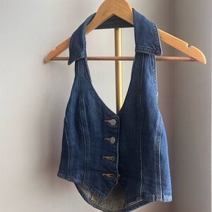 Levi's Blue Denim Vest